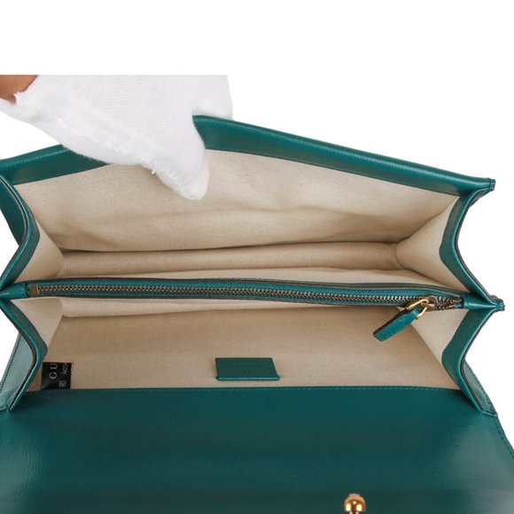 Authentic Gucci Limited Edition Green and Blue Dionysus Shoulder Bag - Picture 13 of 16